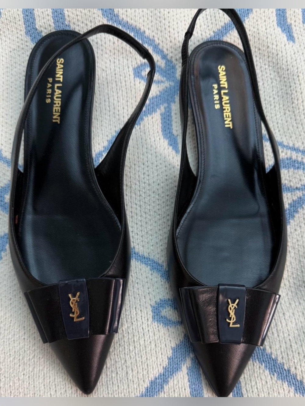 Saint Laurent Anais slingback flats